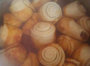 Una foto de Wickel nudel o strudel aleman!!