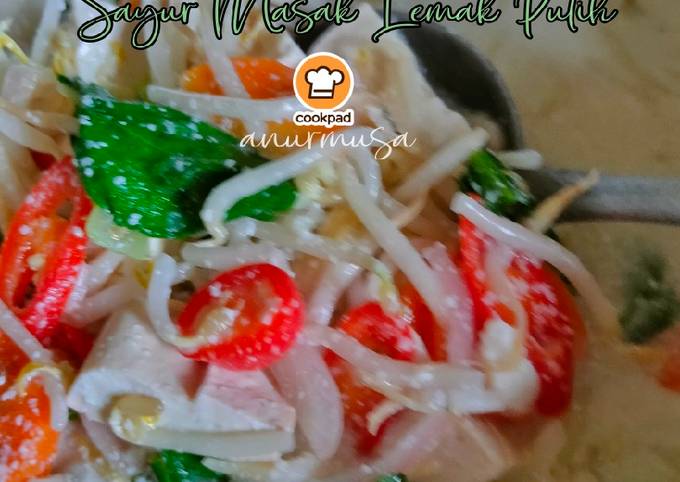 Resipi Sayur Masak Lemak Putih Oleh Anur Musa Cookpad