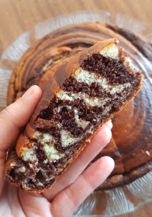 Une photo de Gâteau zébré