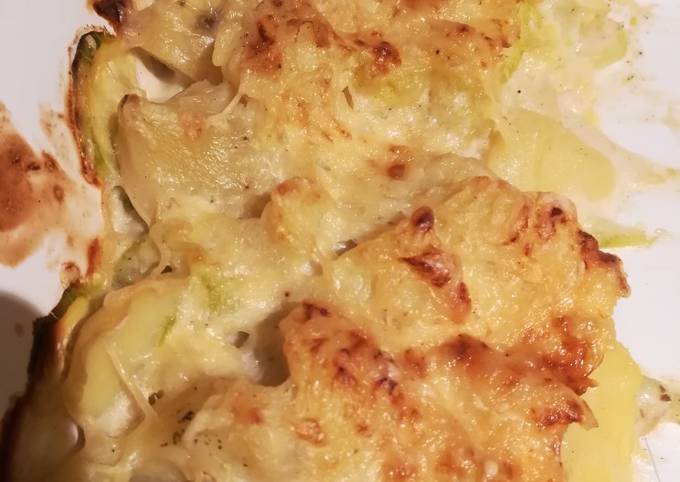 Gratin courgettes pommes de terre