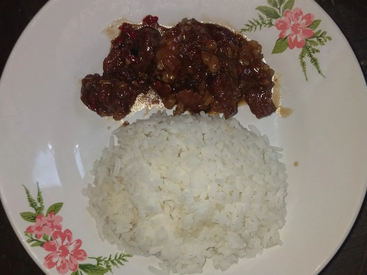 Cara Gampang Membuat Resep Black pepper beef (Daging sapi lada hitam) yang Lezat