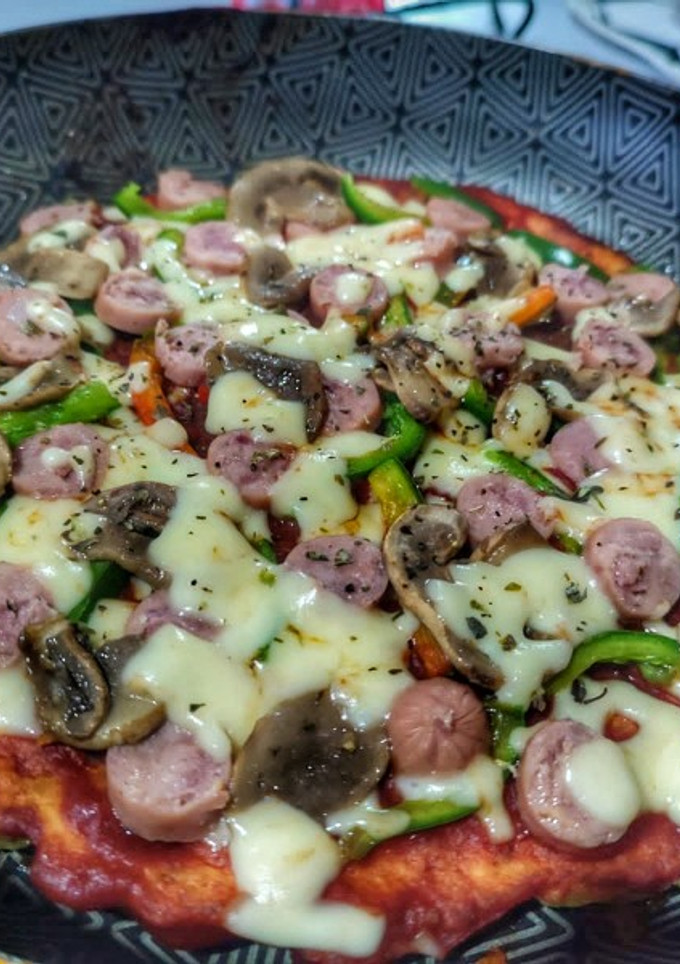 Foto resep Pizza Teflon| Menu sarapan Emergency