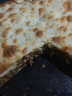 Una foto de Tarta de atún zarpada