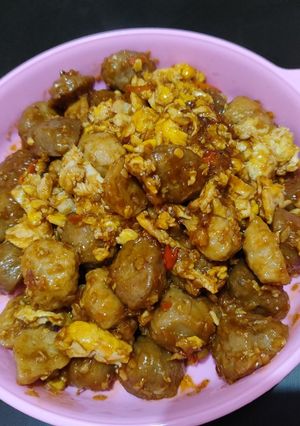 Foto resep Bakso telor gila