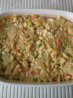 Una foto de Ensaladilla especial de gambas
