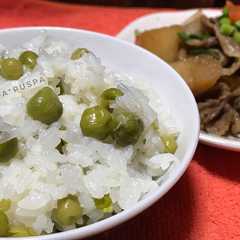 รูปของ Niiyama endou mame gohan (nasi green peas)