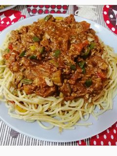 صورة لوصفة مكرونة بالتونـة 😋♥️