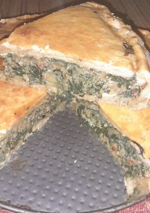 Una foto de Tarta de espinaca