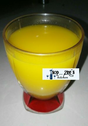 A picture of Mango juice.