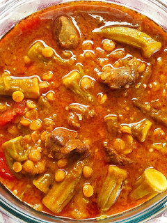 عکسی از دستور خورشت بامیه