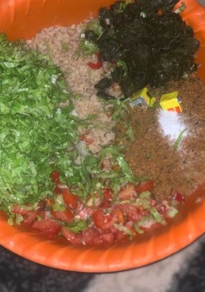 Gwaben kamzo zogale da kayan lambu ainihin hoton girkin
