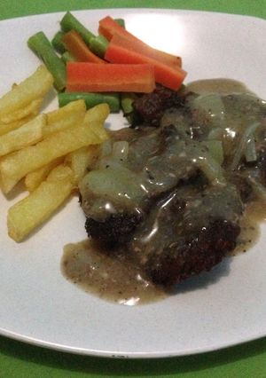 Foto resep Steak sapi ala anak kost
