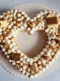 Number cake en forme de cœur