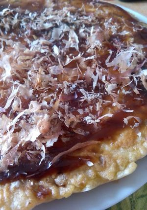 Una foto de Okonomiyaki