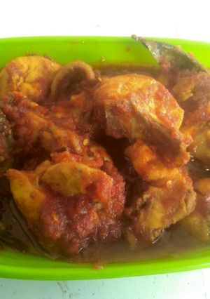 Foto resep Ayam Bumbu Rujak