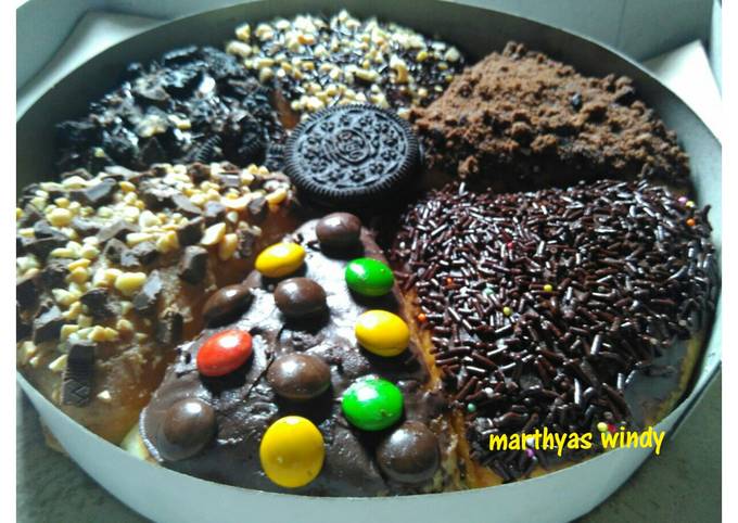 Cara Gampang Membuat Donat pizza yang Bikin Ngiler