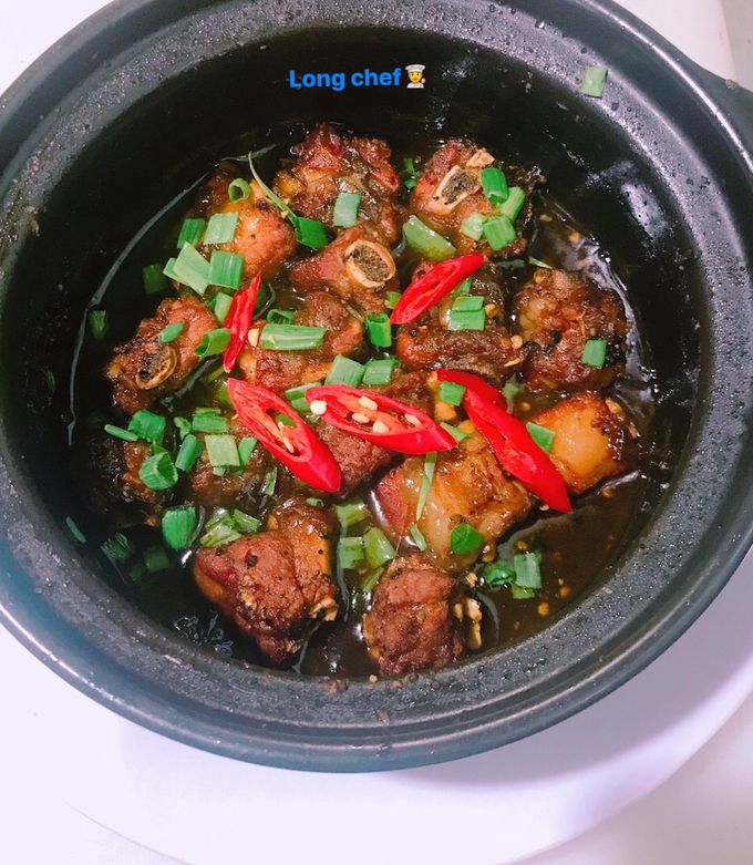 Hình của món Sườn non kho tiêu👨‍🍳.