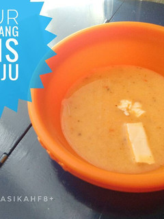 Foto resep Bubur Oyong +Udang Tumis Dan Keju