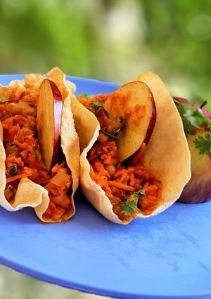 A picture of Instant Papad taco.
