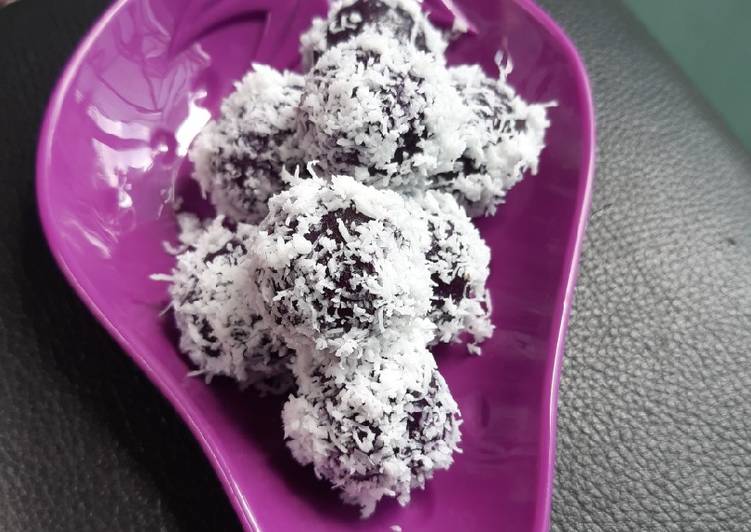 Masakan Unik Klepon ubi ungu Sedap