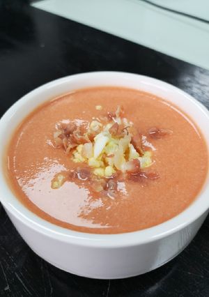 Una foto de Salmorejo