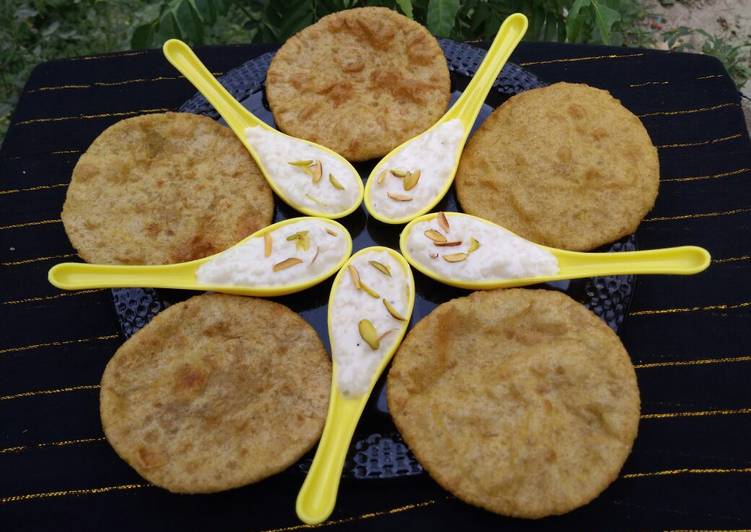 Daal Poori Kheer(Bihar's Traditional Dish)