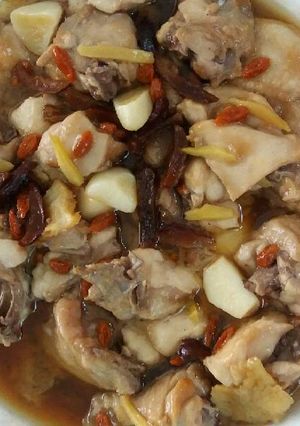 Foto resep Steam chiken oyster sauce
