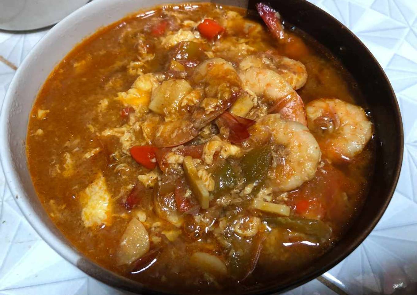 Udang asam pedas