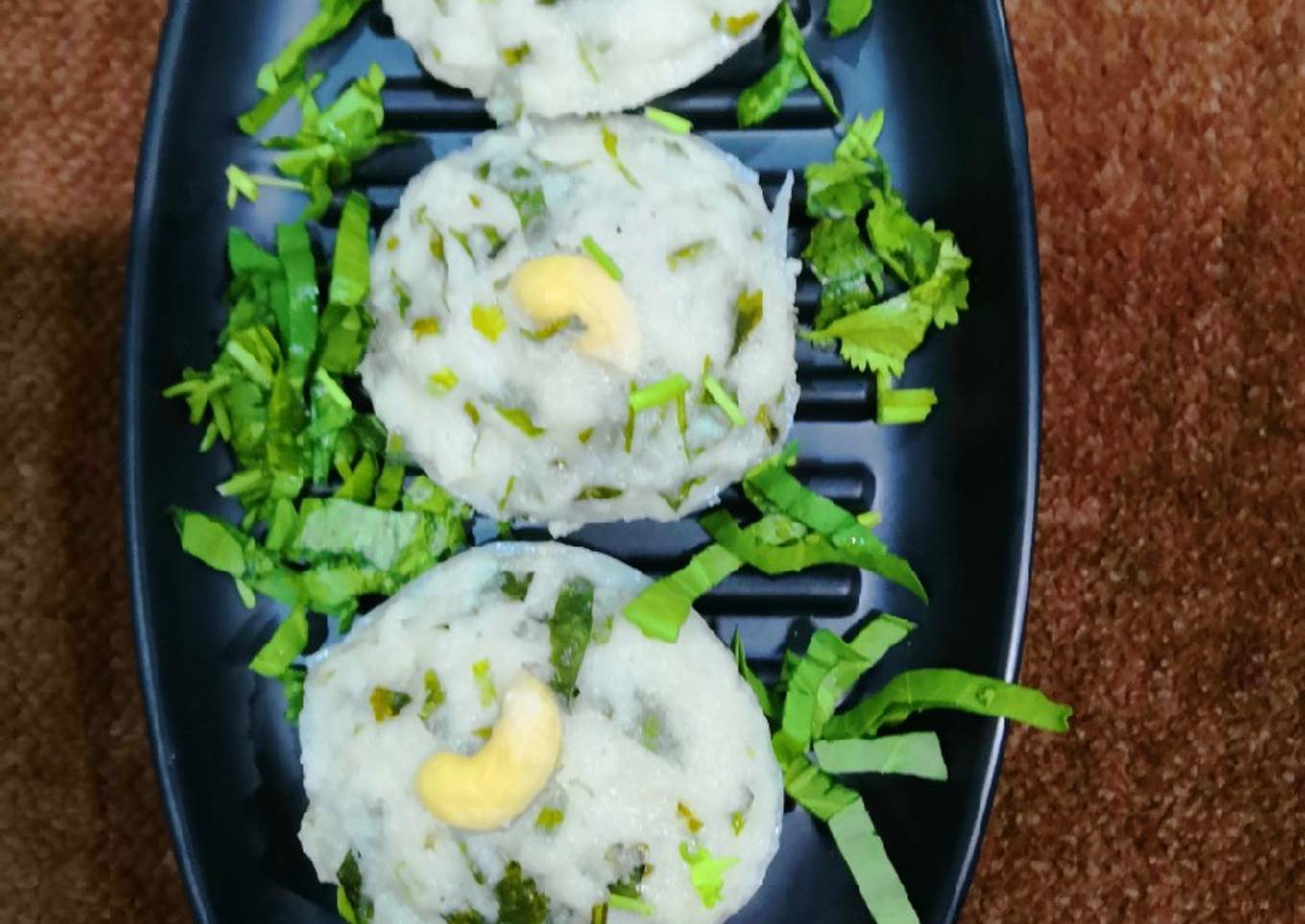 Rava Green idli