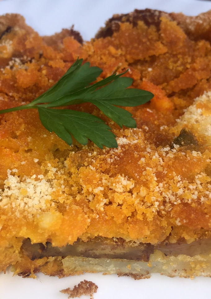 Una foto de Pastel de pescado (Venezuela cuajao de pescado)
