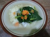 Sayur bening sawi dan wortel