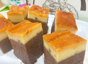 Gambar Puding Caramel Kek Coklat Sukatan Cawan