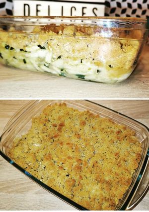 Une photo de Crumble de courgette