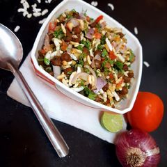 A picture of Spicy sour bhel.