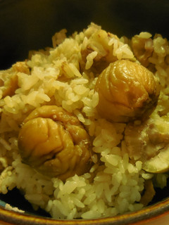 A picture of Japanese Chestnut Rice.