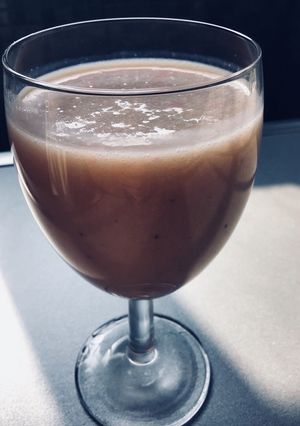 صورة لوصفة عصير الموز والمارشميلو ❤️🖤❤️🖤