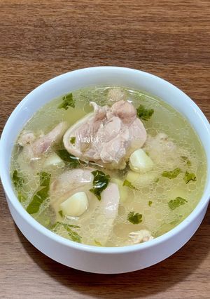 Foto resep Chicken Garlic Soup Ala Taiwan
