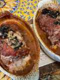Roulades de porc à la tomate, herbes aromatiques et feta