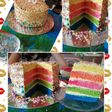 Szivárvány torta