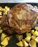 Bondiola de cerdo al horno con tomillo