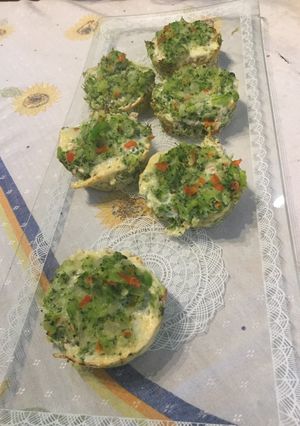 Una foto de Muffins de brócoli sin harinas 👍🤙😉