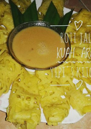 Foto resep Roti jala kuah aren