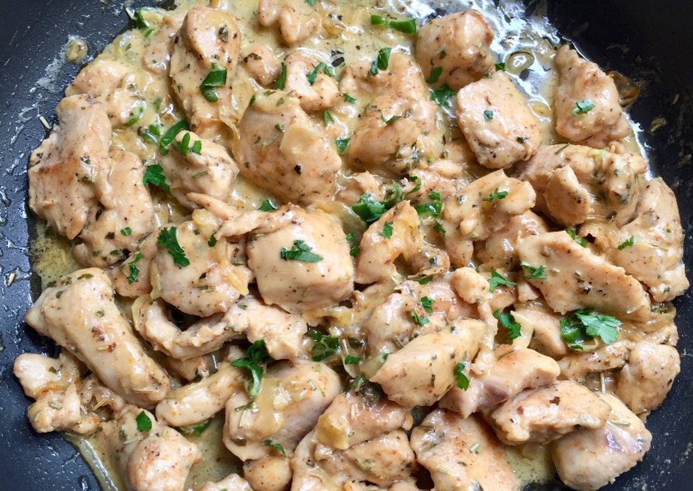 Lemon Parsley Cream Chicken