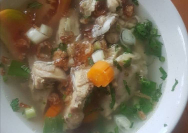 Bagaimana Menyiapkan Sop Ayam Klaten Kuah Bening Anti Gagal