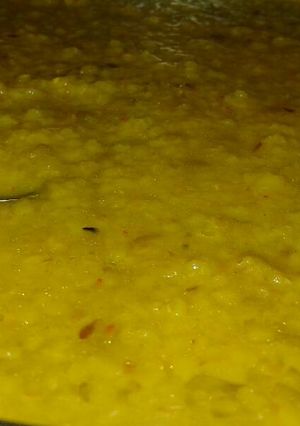 A picture of Moong daal daliya.