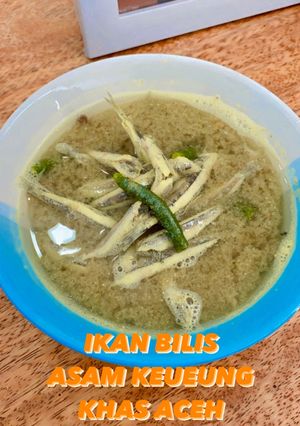 Foto resep Ikan bilis kuah asam keueung khas aceh