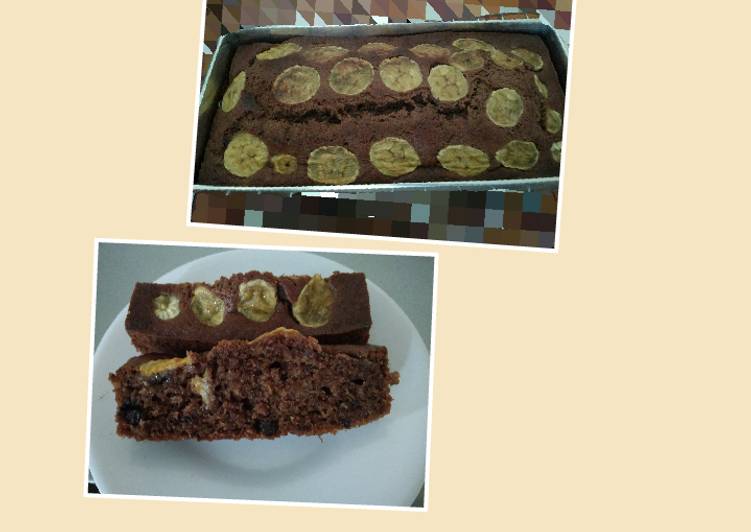 Brownies pisang coklat