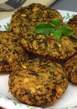 A picture of Dill Leaves Vada.