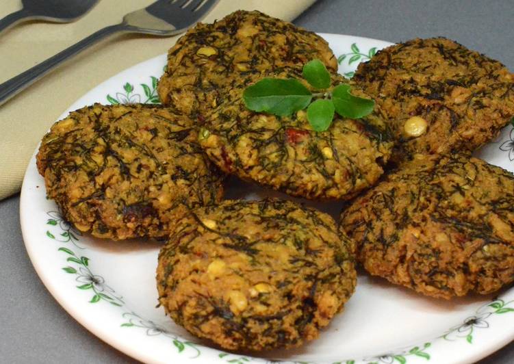 Easiest Way to Prepare Any-night-of-the-week Dill Leaves Vada