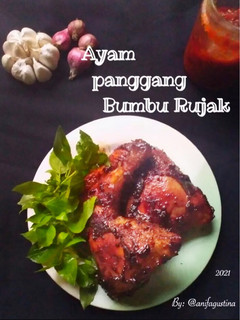 Foto resep Ayam panggang bumbu Rujak